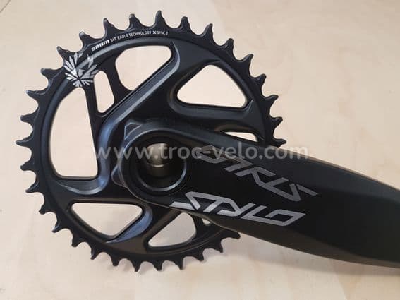 Pédalier SRAM Truvativ Stylo Eagle GXP 6K 34 dents 11 ou 12 vitesses. - 3