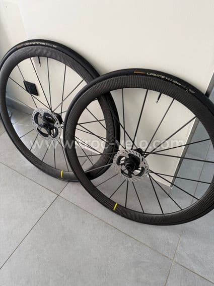 Paire de roues Mavic Cosmic Ultimate Disc à boyaux - 1