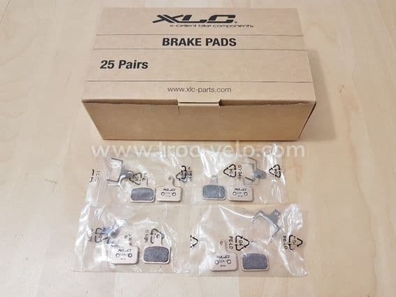4 paires Plaquettes de frein XLC BP-S41 Métal fritté Shimano Ultegra 105 - 4