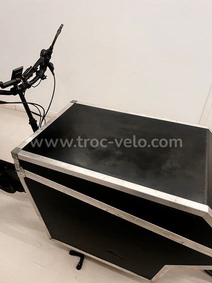 Vélo cargo électrique - Idéal livraison - 2 batteries - 6