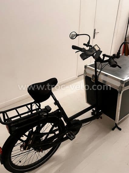 Vélo cargo électrique - Idéal livraison - 2 batteries - 7