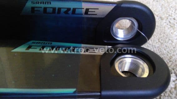 SRAM Force AXS E1 XPLR DUB Wide 172,5 mm, capteur de puissance Quarq, 1x carbone 8 boulons - 2