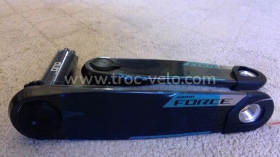 SRAM Force AXS E1 XPLR DUB Wide 172,5 mm, capteur de puissance Quarq, 1x carbone 8 boulons - 10