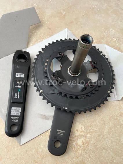 Pédalier Shimano Ultegra R8100 52/36 – 170 mm + Capteur de puissance Inpeak - 2