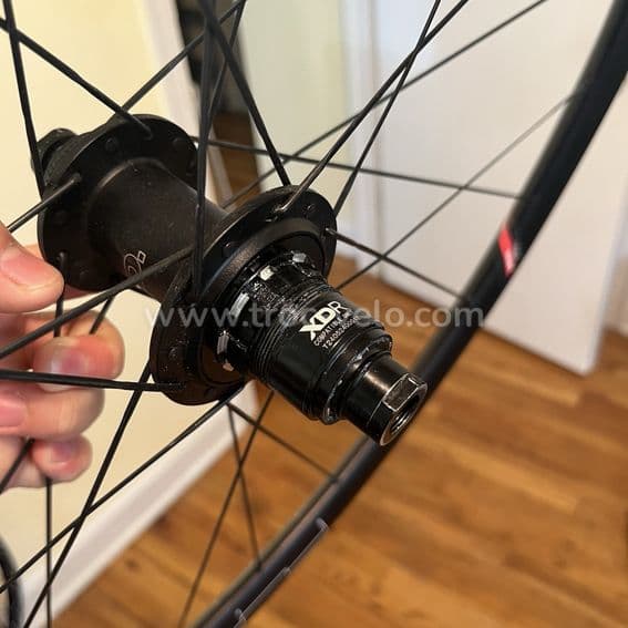 Paire de roues HED Ardennes SL Disc Clincher avec moyeux libres Shimano HG et SRAM XDR - 4