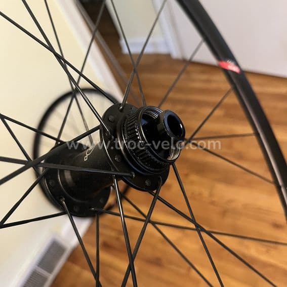 Paire de roues HED Ardennes SL Disc Clincher avec moyeux libres Shimano HG et SRAM XDR - 7