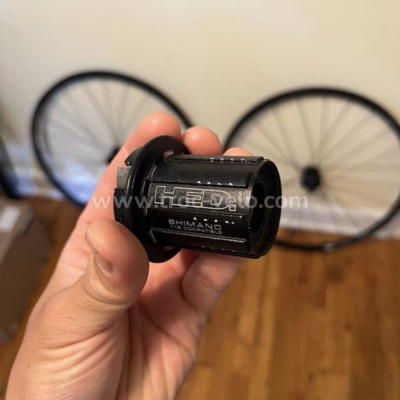 Paire de roues HED Ardennes SL Disc Clincher avec moyeux libres Shimano HG et SRAM XDR - 8