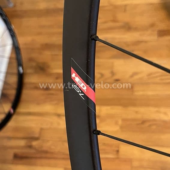 Paire de roues HED Ardennes SL Disc Clincher avec moyeux libres Shimano HG et SRAM XDR - 9