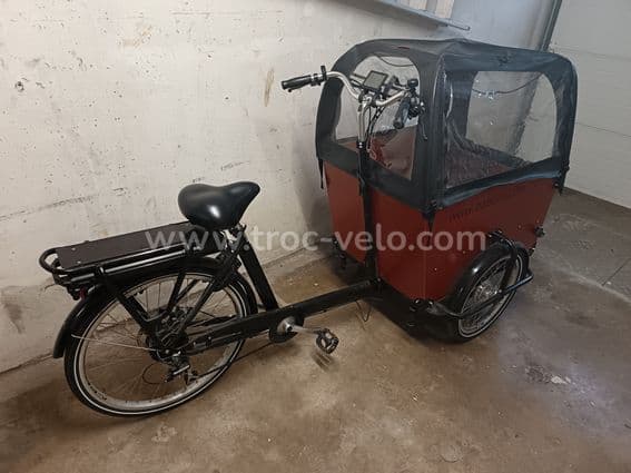đČ Triporteur Ă©lectrique Babboe Big E â TrĂšs bon Ă©tat â Nombreux accessoires - 1