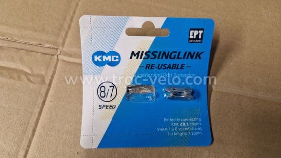 KMC 7/8 vitesse EPT MissingLink fermeture de chaîne - 1