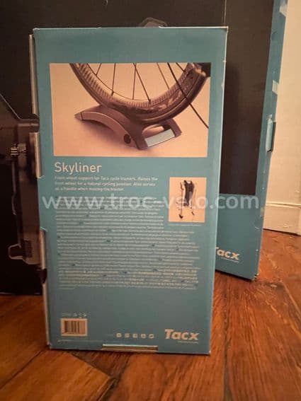 Ensemble home trainer Tacx Flux S Smart, tapis et support de roue avant - 4