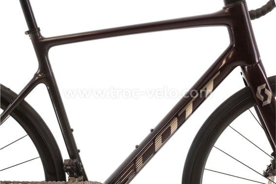 Produit Reconditionne Scott Addict Se Di2 12v Violet Velo De Route Tres Bon Etat - 2