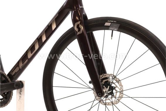 Produit Reconditionne Scott Addict Se Di2 12v Violet Velo De Route Tres Bon Etat - 5