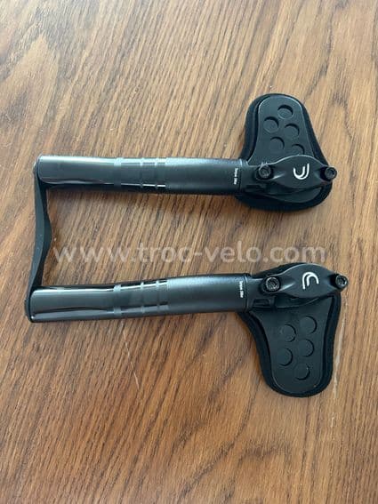 Prolongateurs triathlon Deda Metal Blast – Aluminium Noir – Comme neuf - 2