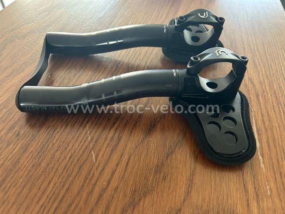 Prolongateurs triathlon Deda Metal Blast – Aluminium Noir – Comme neuf - 3