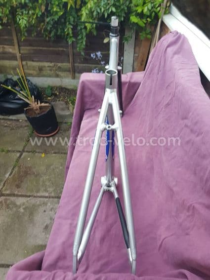 Cadre vélo de route Ambrosio Guido 7005 avec fourche carbone. Taille 50/52 cm. - 6