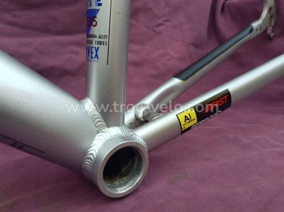 Cadre vélo de route Ambrosio Guido 7005 avec fourche carbone. Taille 50/52 cm. - 10