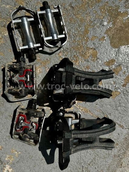 Lot de 3 pédales vtt - 4