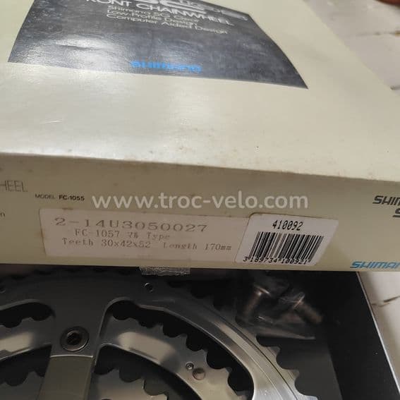 NOS Shimano ST-1057 pédalier 105 52-42-30 - 3