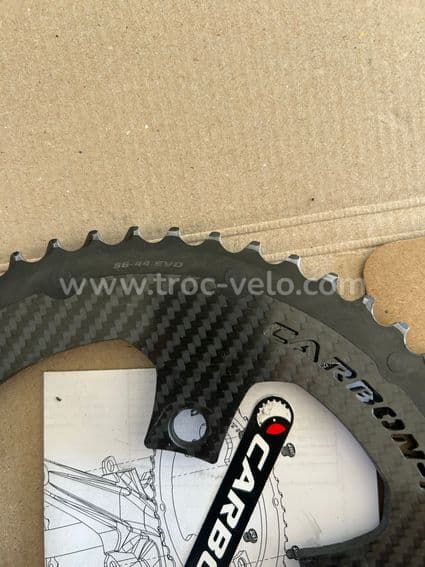 Plateau CARBON TI 56 dts Shimano dura ace 9200 - 3